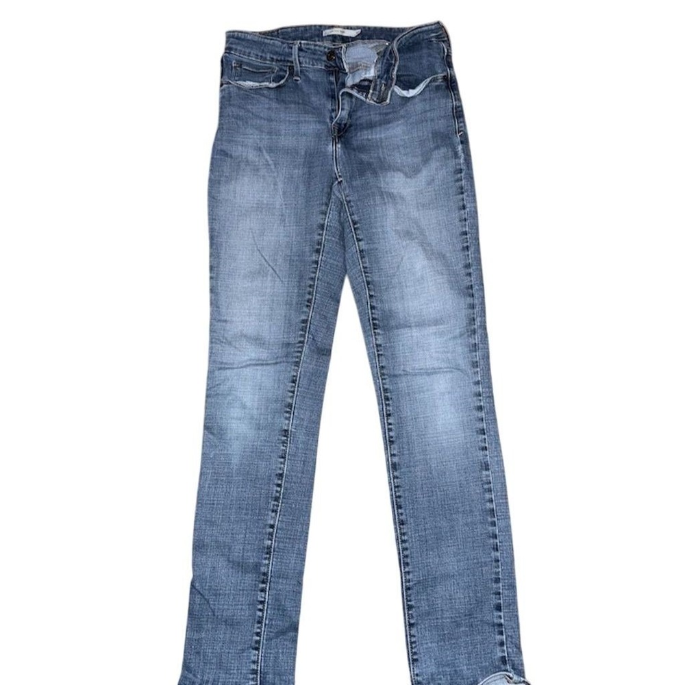 Levi's Men's Straight Jeans Size 30 Medium Blue Denim 5-Pocket mid rise skinny